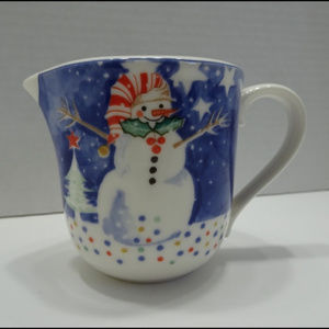 Noritake Epoch Mr Snowman Creamer Christmas